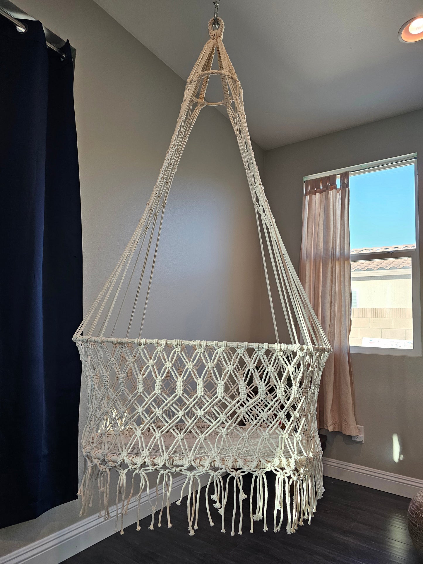 Macrame baby Crib Nest