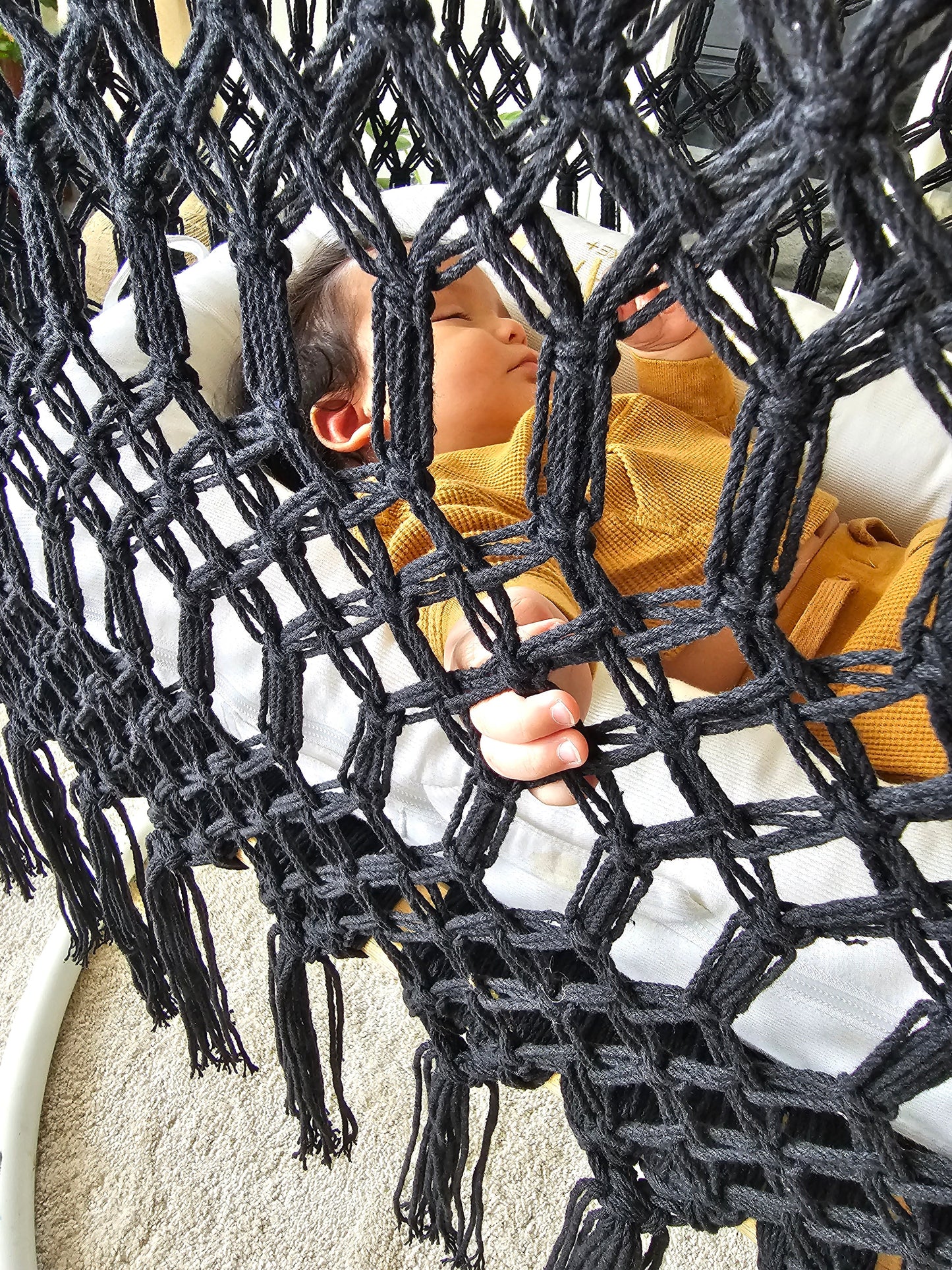 Baby Macrame Square Bassinet