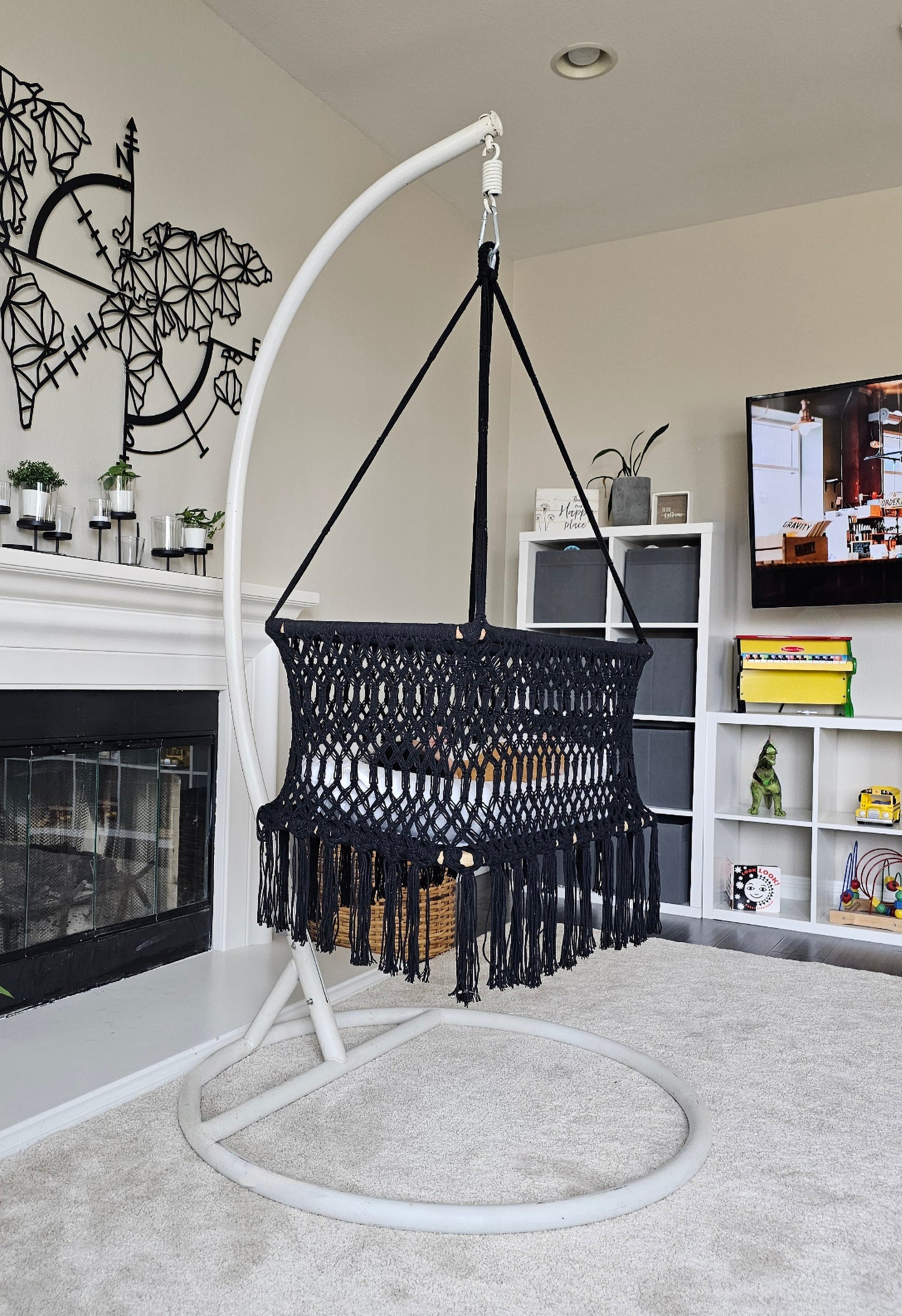 Baby Macrame Square Bassinet