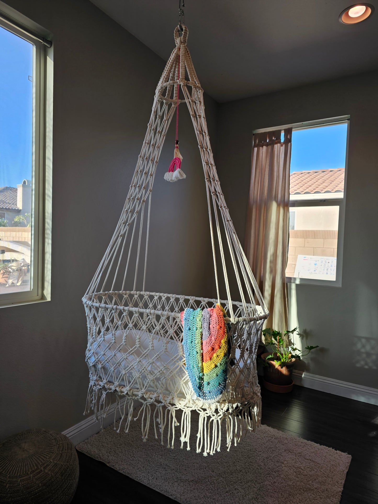 2023 Macrame baby Crib-Nest