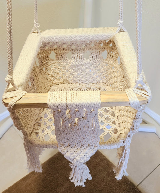 H&C Lëlë Premium Macramé Swing Hammock