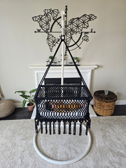 Baby Macrame Square Bassinet