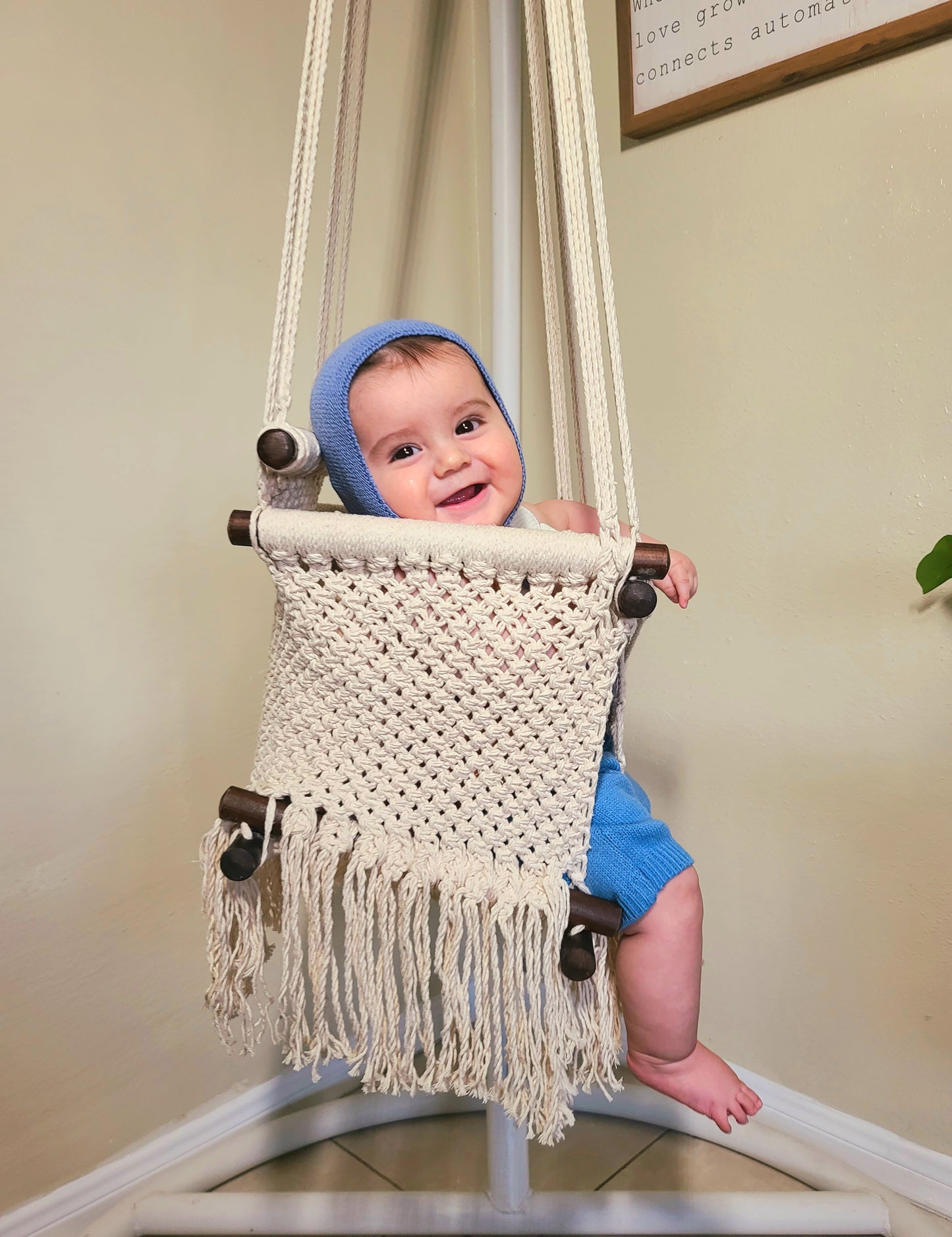 Macrame Boho Baby Swing