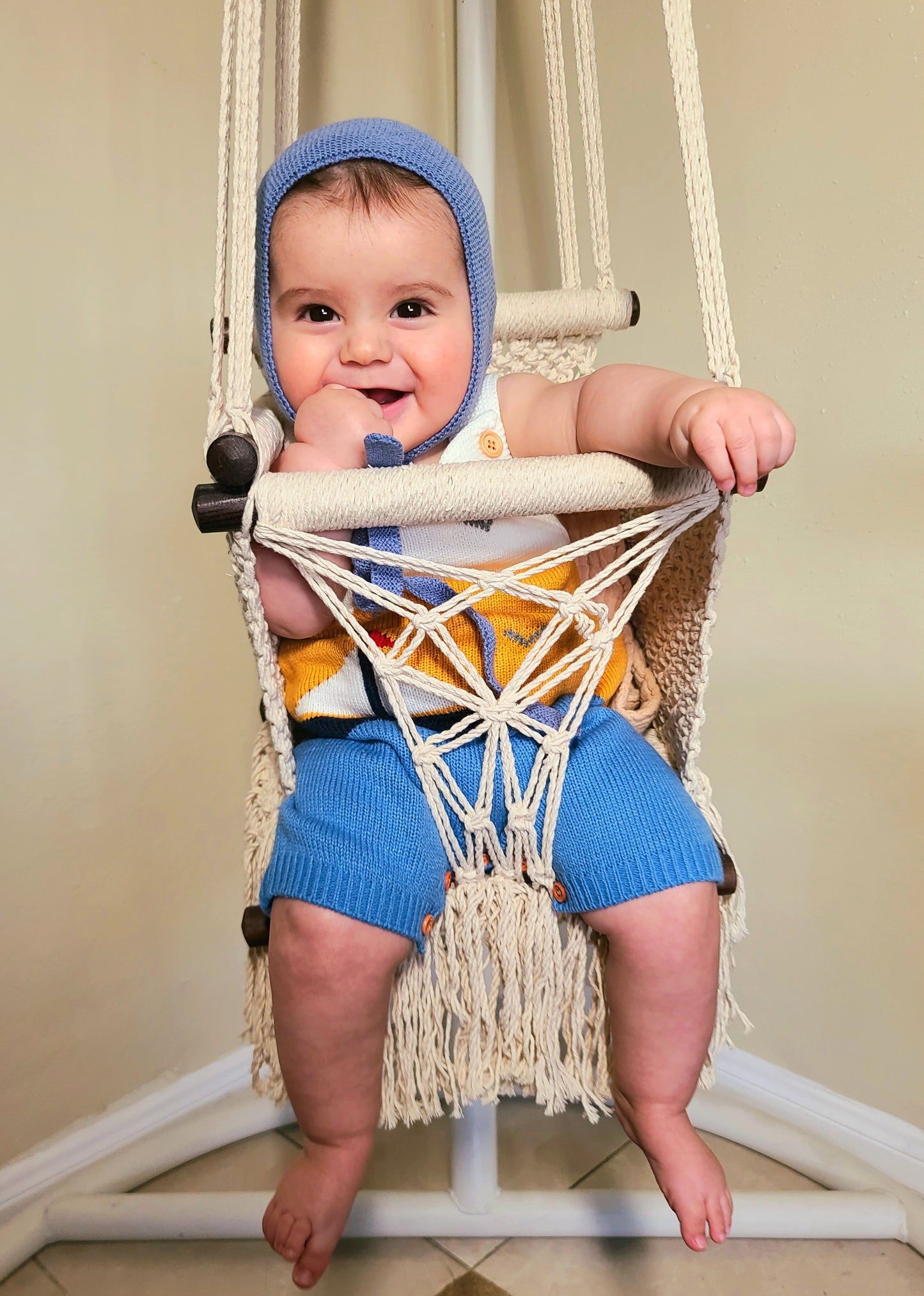 Macrame Boho Baby Swing