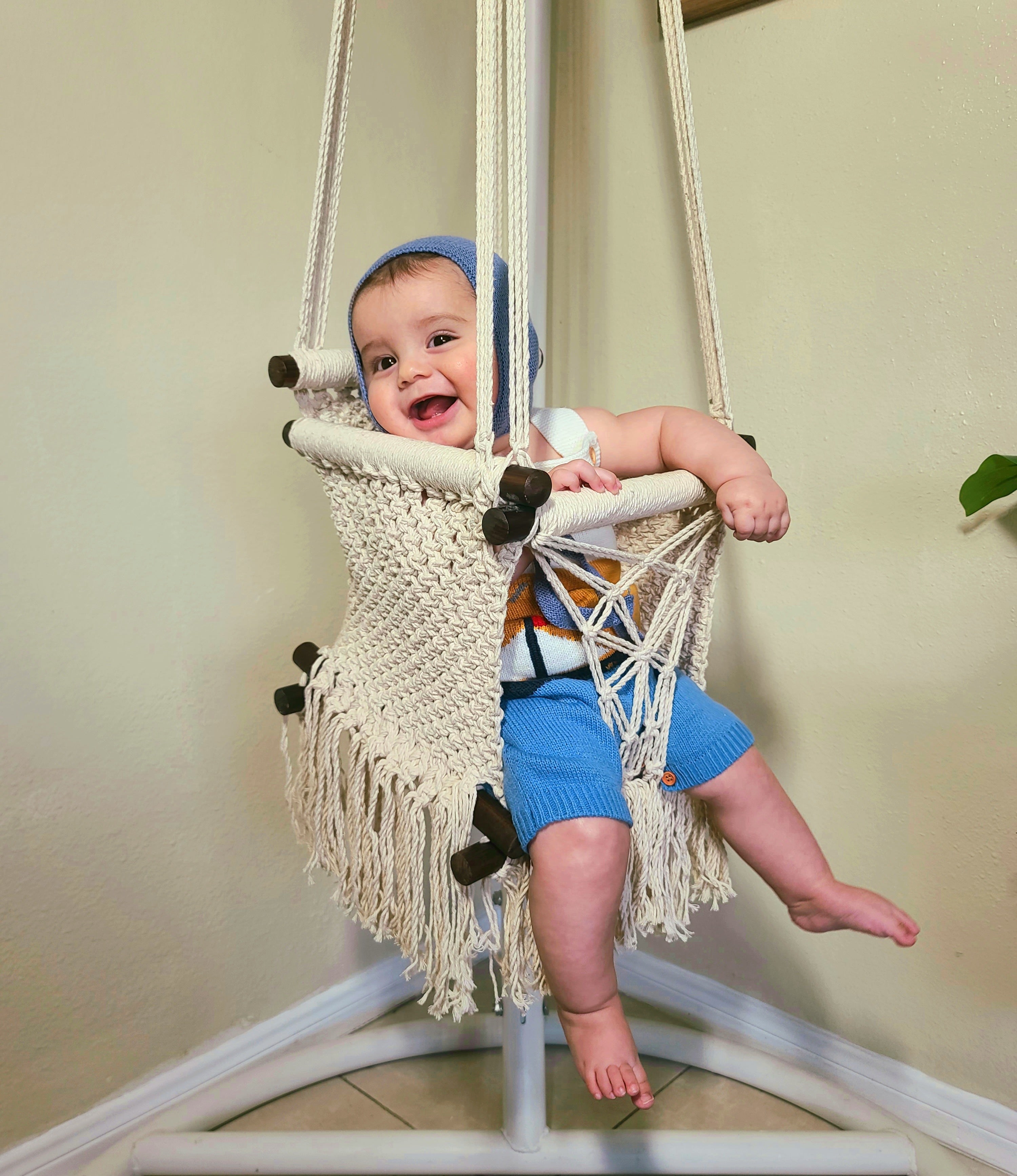 Macrame Boho Baby Swing